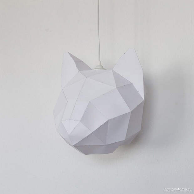 Бумажные светильники DIY
