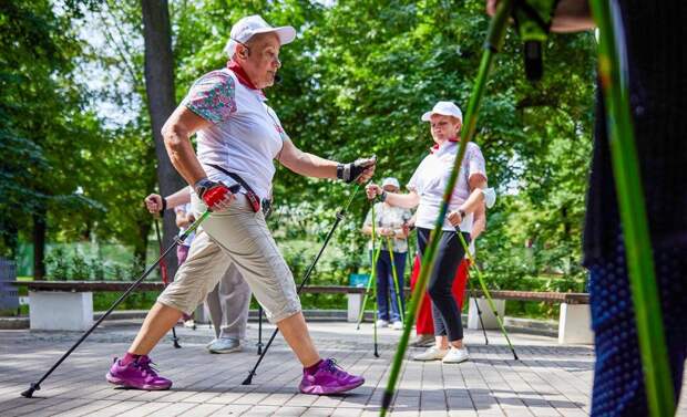 Всемирный день скандинавской ходьбы пройдет в парке «Митино»