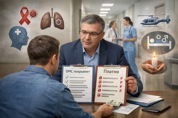 Эти медуслуги не включены в ОМС и грозят пациентам оплатой за свой счет