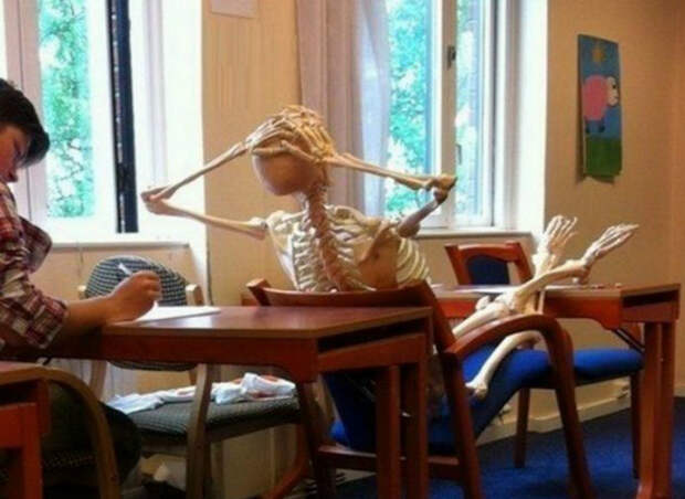 Костлявый однокурсник. Костлявый однокурсник.