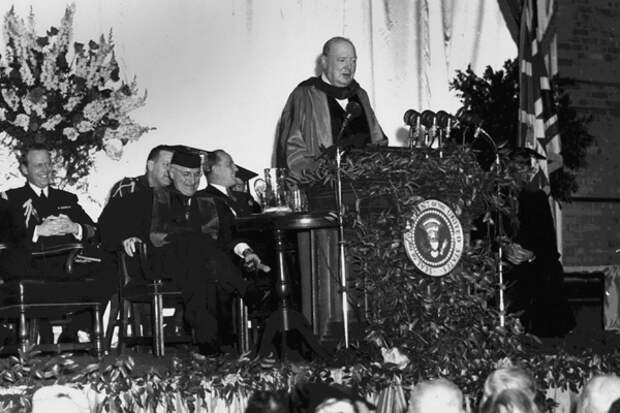 Фултонская речь Уинстона Черчилля. Источник: wikimedia.org