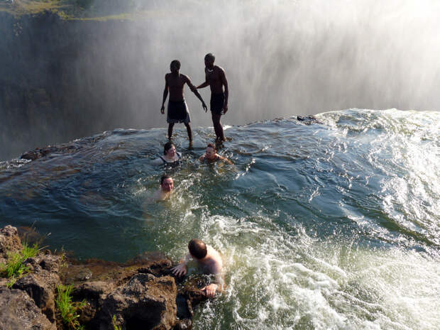 Купель Дьявола на водопаде Виктория Devils Pool 14 Купель Дьявола на водопаде Виктория