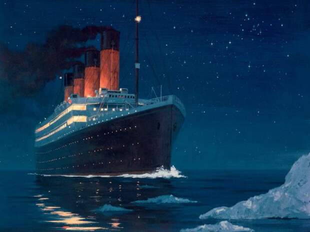 Затонувший корабль Титаник