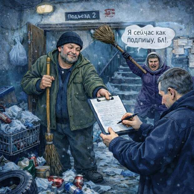 Смышлёные дворники появились в Макеевке