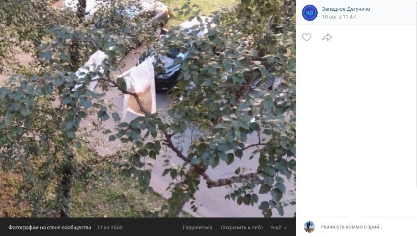 На Коровинском шоссе разыскивают нечистоплотного соседа