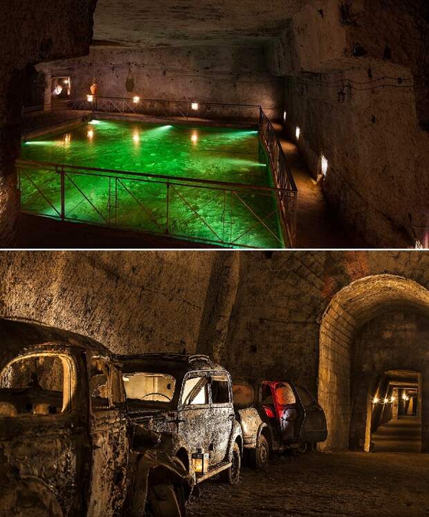 Galleria Borbonica – гордость бурбонского гражданского подземного строительства (Неаполь, Италия).