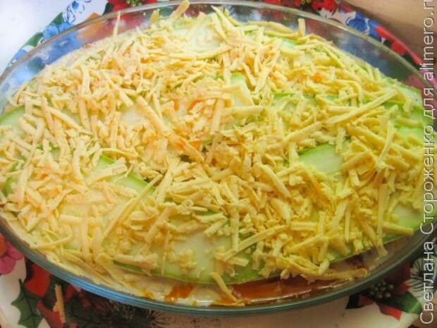 Лазанья из кабачков для стройных и красивых