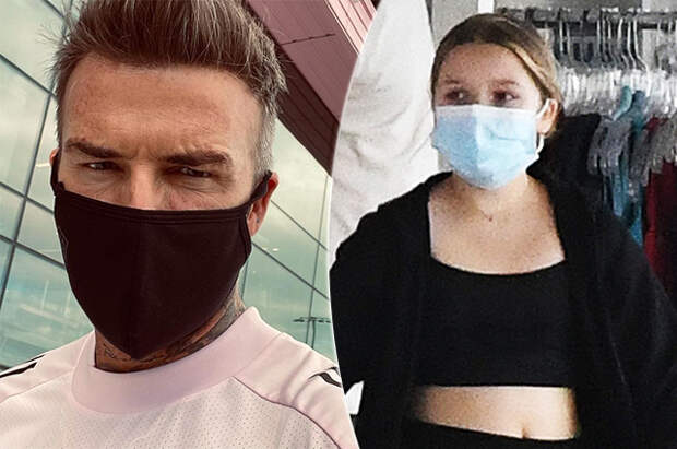 Дэвид Бекхэм с дочерью Харпер на прогулке в Майами: новое фото