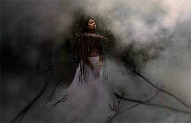 девушка в тумане
