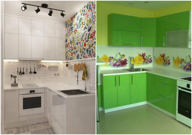 Кухонный гарнитур в цвет стен. | Фото: Мебель Альфа.