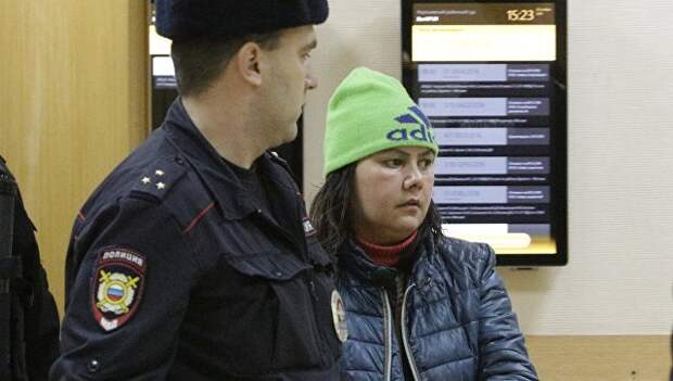 Гюльчехра Бобокулова в Хорошевском суде после оглашения приговора о принудительном психиатрическом лечении