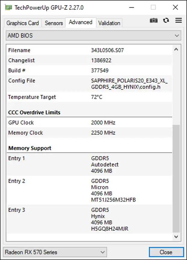 Как обновить биос видеокарты. Биос на видеокарту RX 570. ГПУ З RX 570. Биос видеокарты AMD RX 570. RX 570 Gaming BIOS.