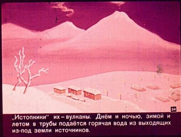 Диафильм вместо учебника по географии