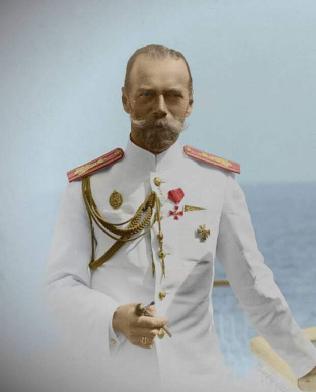 Николай II  - цветное фото