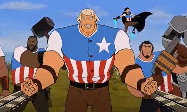 Вышел трейлер сатирического мультфильма «Америка» от Netflix