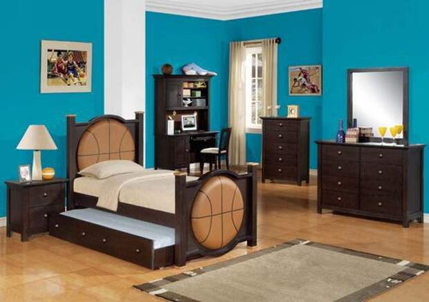 Кровать для любителя баскетбола, Acma Furniture Кровать для любителя баскетбола, Acma Furniture