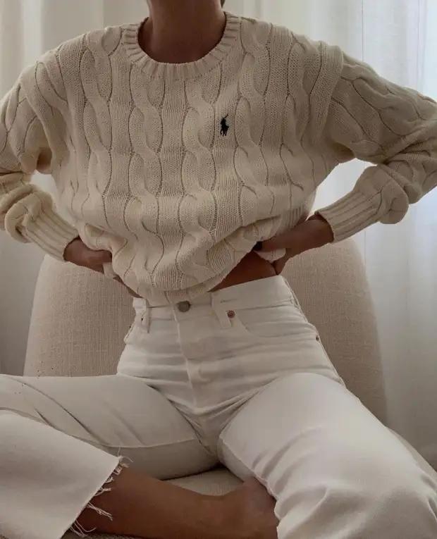 16 шикарных примеров как стильно носить белые джинсы и брюки весной