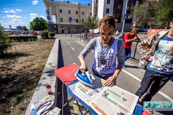 Акция «Люк at me» в Волгограде