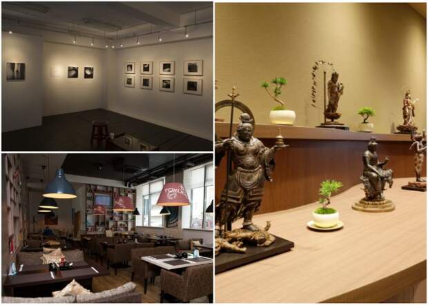 В необычном здании находится Ebisu East Art Gallery и несколько ресторанов (Токио). В необычном здании находится Ebisu East Art Gallery и несколько ресторанов (Токио).