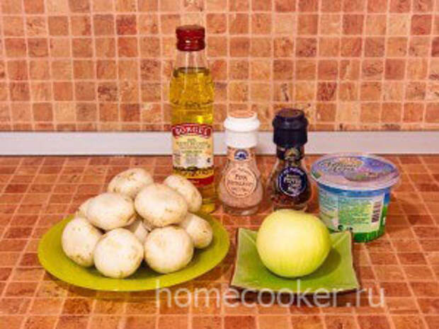 Ingredienty dlya gribov v smetane 300x225 Грибы в сметане
