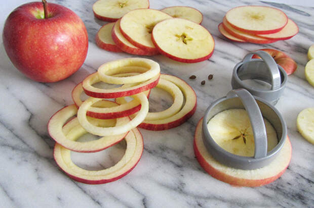 приготовление яблочных колец