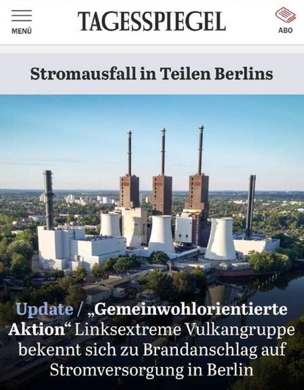 Берлин во тьме: анархистская группировка устроила масштабный саботаж энергосетей
