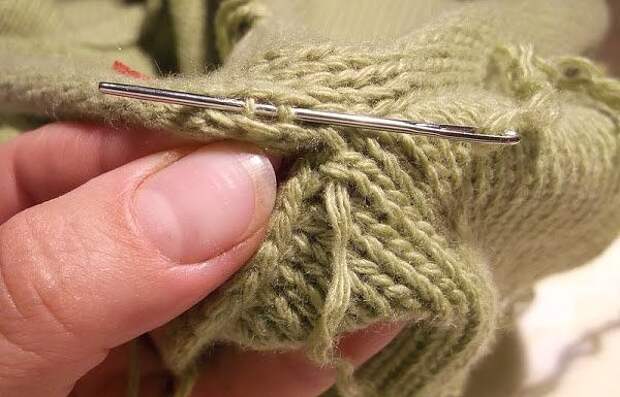 Как красиво вшить рукав в вязаное изделие