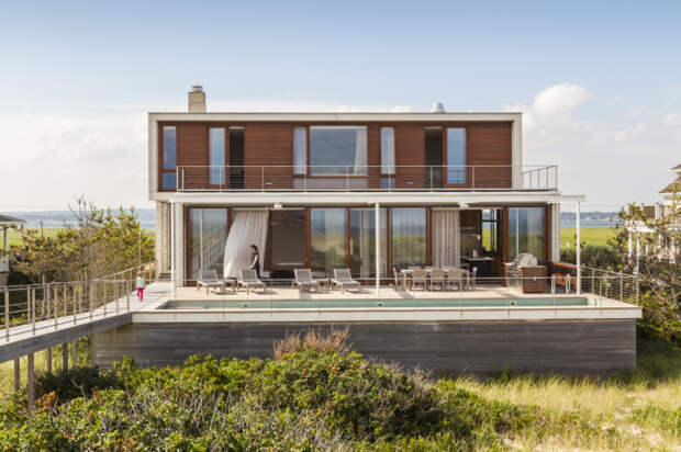 Неразрушаемый бетонный пляжный дом архитектурного бюро Aamodt/Plumb Architects