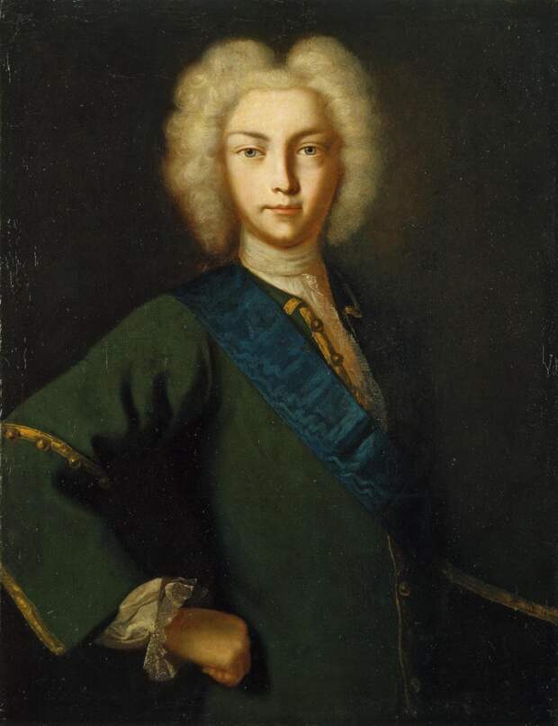Неизвестный художник Портрет Петра II Россия, XVIII в. холст, масло 