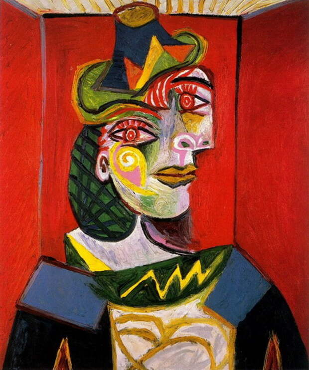 Пабло Пикассо. Портрет Доры Маар. 1936 год