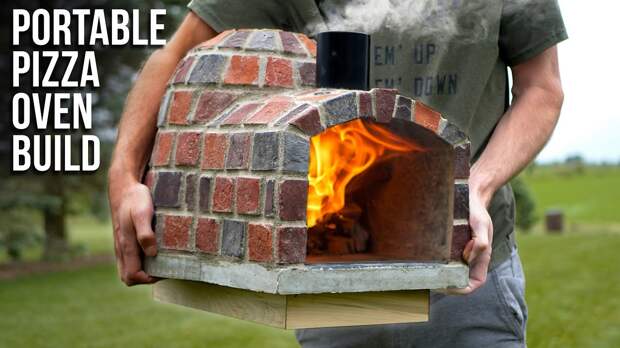 DIY Portable Wood Fire Pizza Oven Build