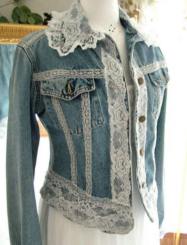 Многообразный декор джинсовых курток: 30 интересных вариантов... Когда хочется придать изюминку!