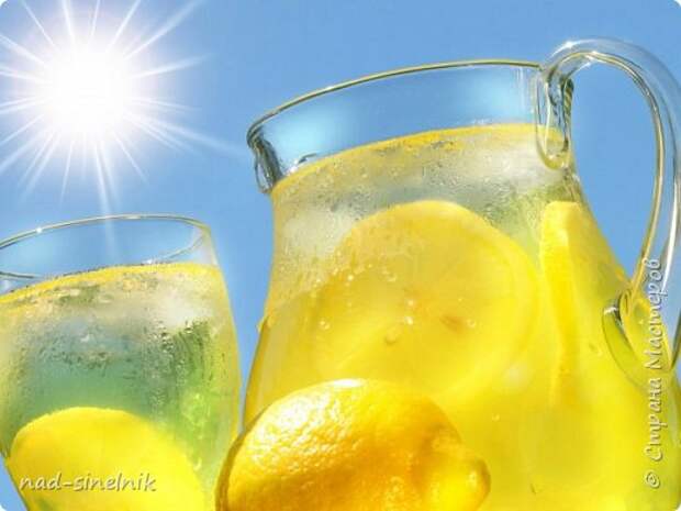 Домашний газированный лимонад