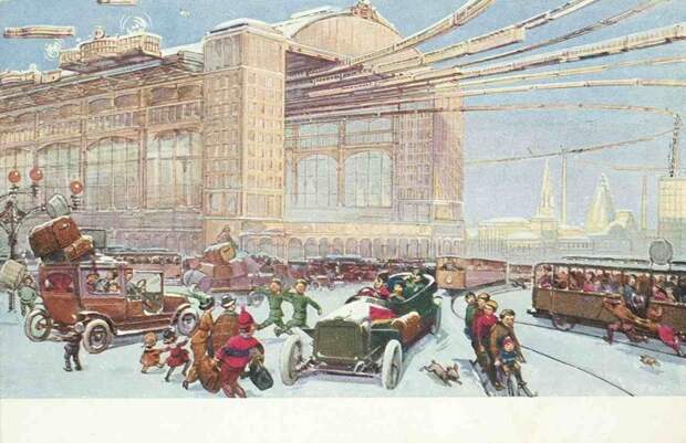 Москва будущего из 1914 года Москва будущего из 1914 года