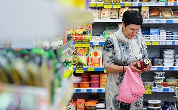 В России зафиксировали дефляцию впервые за пять лет