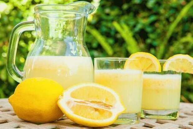 Фото к рецепту: Домашний лимонад без варки