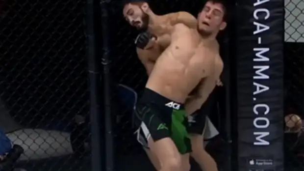 Юнусов эффектным ударом нокаутировал Лимбергера на турнире ACA 117