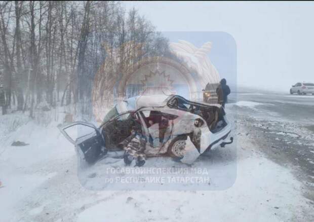 В ДТП на трассе Чистополь – Нижнекамск погибли два человека