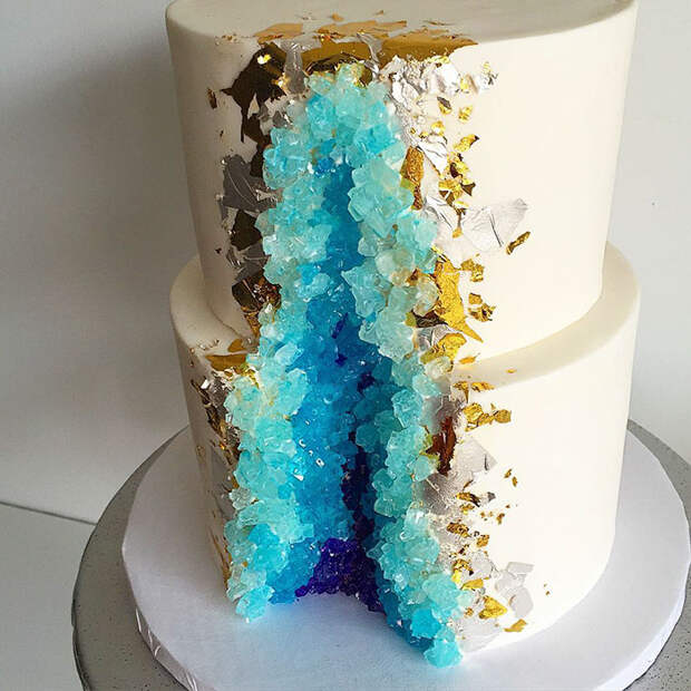 Geode Wedding Cake