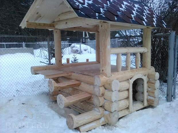 Зимняя будка для собаки