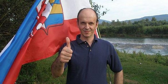 Подкарпатская Русь за мир и независимость. Петро Гецко, премьер-министр Республики Подкарпатская Русь, коор