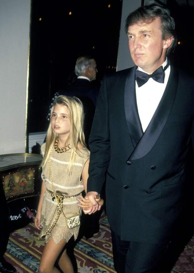 Иванка Мари Трамп / Ivanka Marie Trump с отцом. 1991 год