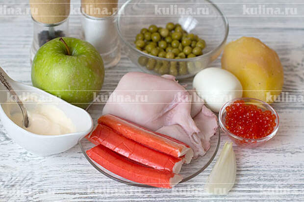 Подготовим все продукты.