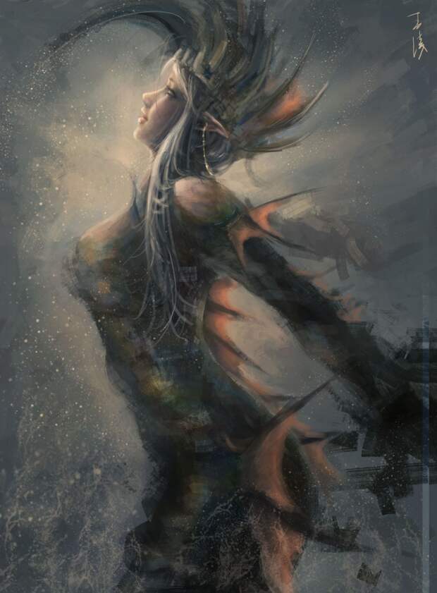 Фэнтези от Wang Ling