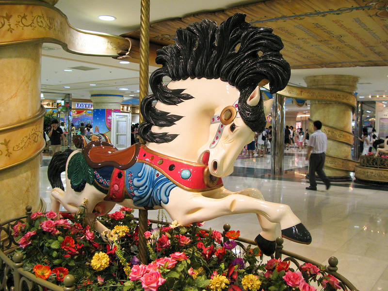 But still a carousel horse.