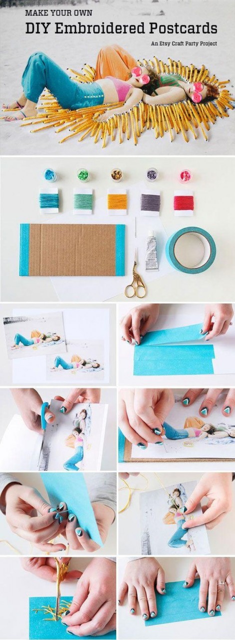 Вышитое фото (Diy)