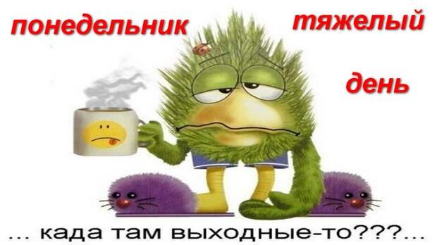 Понедельник: прикольные картинки Понедельник: прикольные картинки