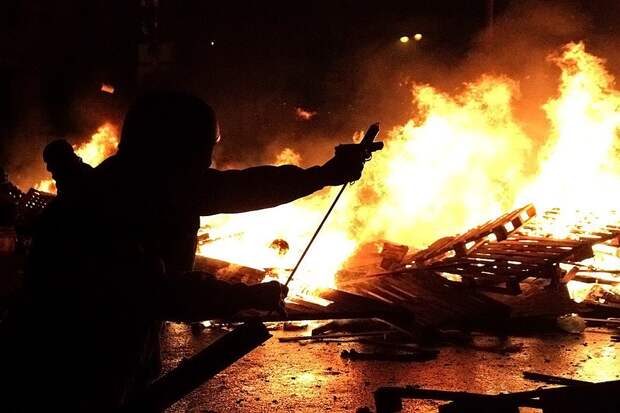 Киев в огне