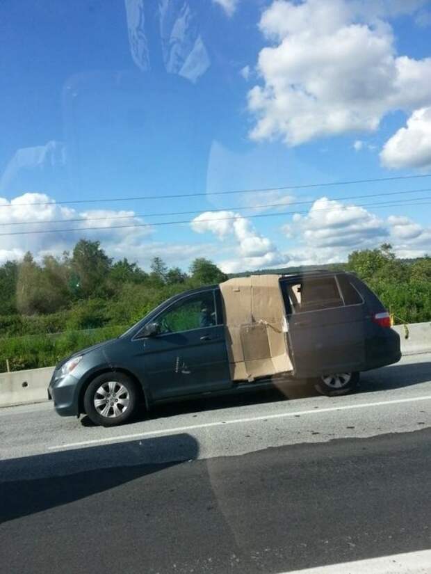 Автомобильные приколы в картинках (24 шт)