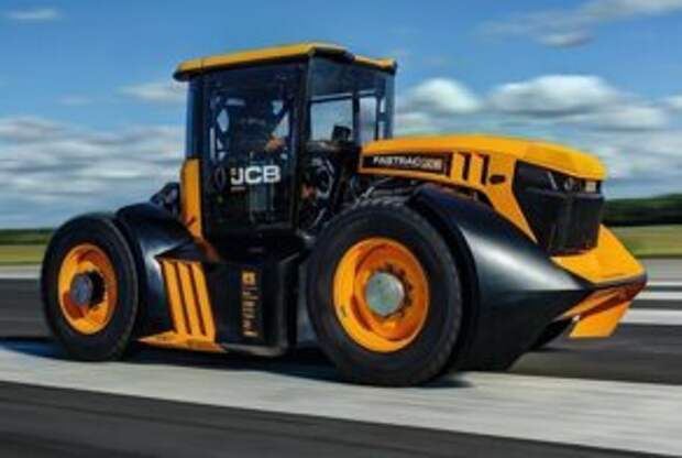 Британец установил рекорд скорости на доработанном тракторе JCB Fastrac